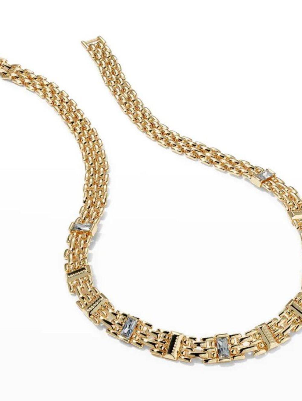 Kendra Scott Lesley Chain Necklace In Gold